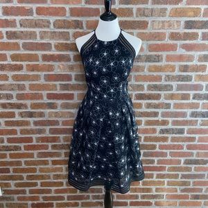 Carmen Marc Valvo Pocketed Gown Sz 10